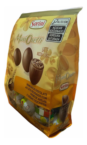 Bombons Importados Chocolate Ao Leite Com Creme Avelãs