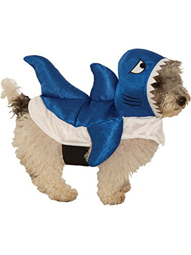 Traje De Tiburón Azul Para Mascotas.