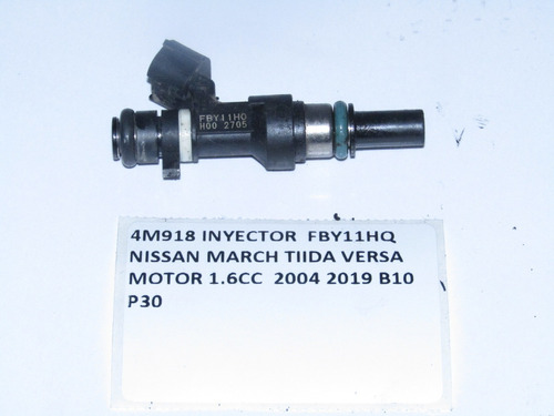 Inyector Fby11hq Nissan March Tiida Versa Motor 1.6cc 2004