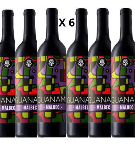 Vino Tinto Guaname Malbec Pack 6 Botellas