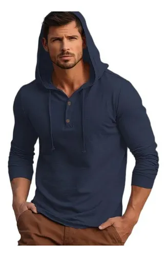Camisa De Manga Larga Con Capucha Para Jóvenes