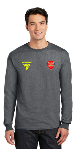 Camiseta Manga L Arsenal Correr Deporte Futbol Liga