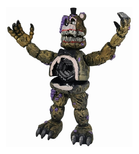 Figura Nightmare Freddy Animatronic Five Nights 22cm Luz Mr