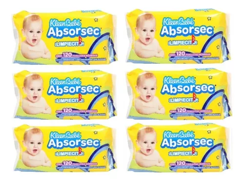 Toallitas Húmedas Kleen Bebé Absorsec para Bebé