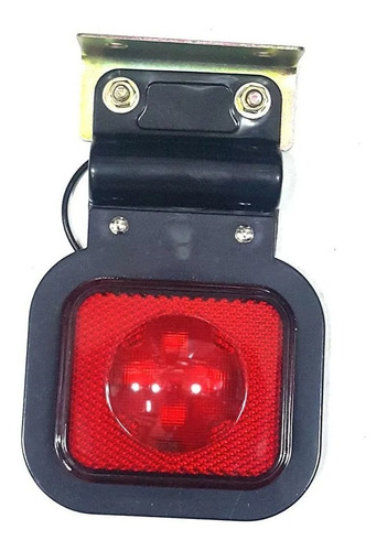 Luz Faro Lateral Roja 12-24v Para Camion X2 - Free One