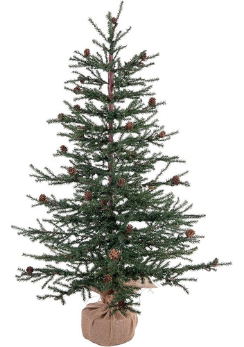 Carmel Arbol De Pino Con Conos De Pino Y 294 Base De Pvc En