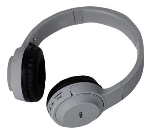 Fone De Ouvido Headset Bluetooth Dobravel Oex Teen Pop Hs315 Cor Cinza