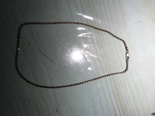 Imagen 2 de 5 de Cadena De Plata Estilo Cordón Torcido!