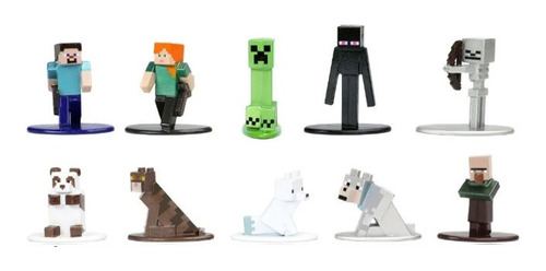 Imagen 4 de 9 de Minecraft Pack 20 Mini Figuras 1:65''
