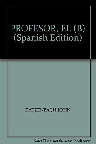 Libro El Profesor De Katzenbach John