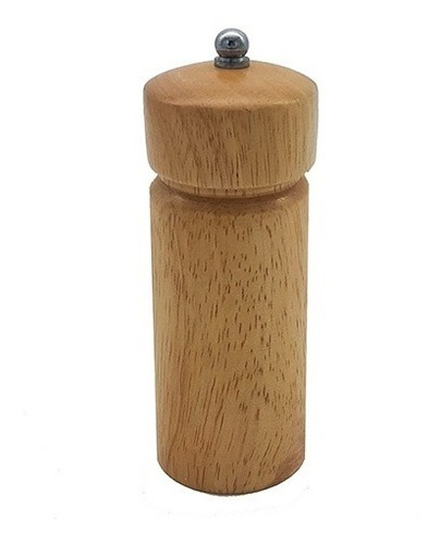 Molinillo Pimienta Madera Ajustable Interior De Acero Inox