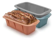 Comprar Paquete De 3 Moldes De Silicona Para Pan, Moldes