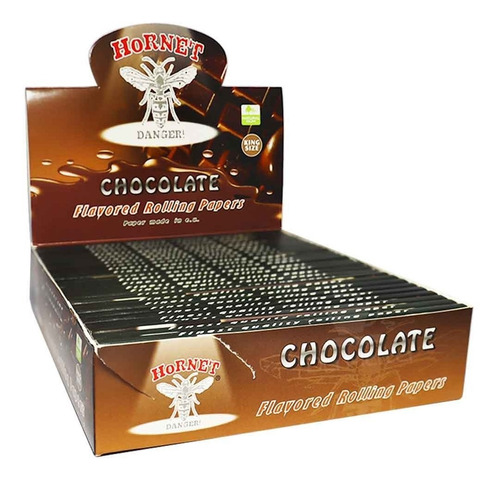 Caixa De Seda Hornet, Sabor De Chocolate King Size