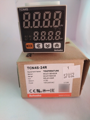 Controlador De Temperatura Tcn4s-24r Autonics