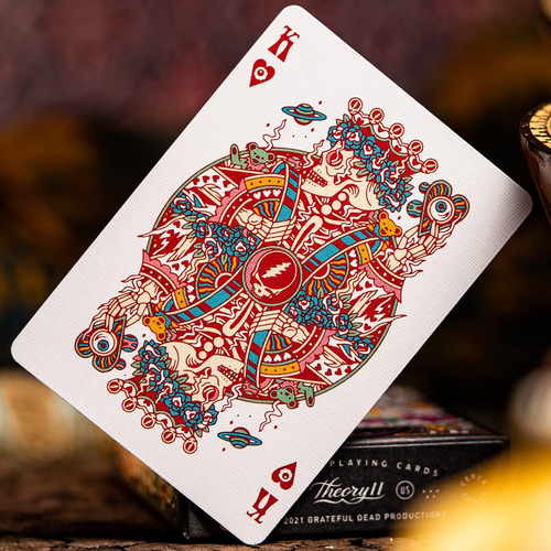 Teoria11 Grateful Dead Baraja De Cartas Premium Con Ic...