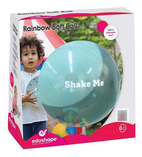 Pelota Suave De Arcoíris, Rainbow Soft Ball - Edushape