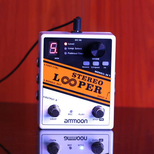 Imagen 4 de 6 de Ammoon Stereo Looper Loop - Pedal Para Guitarra (10 Unidades
