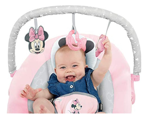 Bright Starts Minnie Mouse Rosy Skies Hamaca Con Asiento Vib