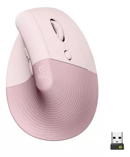 Mouse Ergonómico Logitech Serie Ergo Lift Inalámbrico Color Rosa