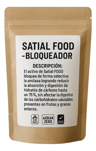 Satial Food - Bloqueador 100% Efectivo - Promoción 1.000g Natural
