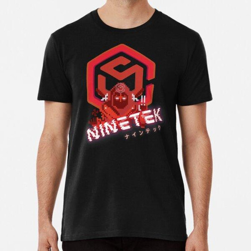 Remera Nuevo Diseño De Logotipo De Marca Ninetek, Ninja Red 