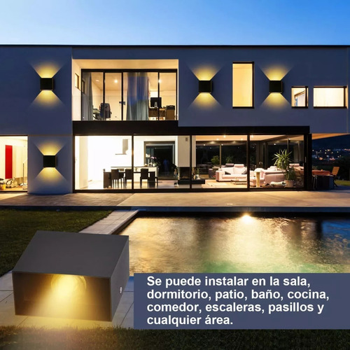 Led Moderno Ip65 Impermeable Cob Lámpara Pasillo Escalera