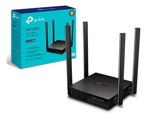 Router Tp Link Archer C50 Doble Banda Ac1200 5ghz 2.4ghz