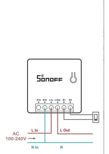 Imagen 5 de 10 de Interruptor Wifi Sonoff Mini R2 C/bornera Para Llave Externa