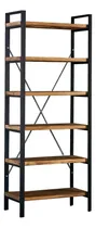 Comprar Bibliotecas Estanteria En Hierro Y Madera 200x120x30