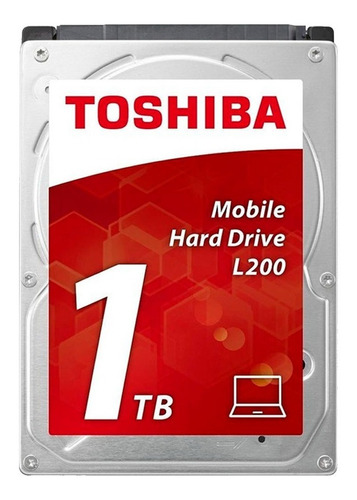 Disco Duro Interno Toshiba 1tb L200 2.5 Para Laptop. 0 Horas