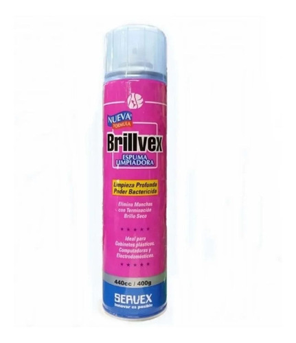 Servex Espuma Limpiadora Brillvex 400g Ppct