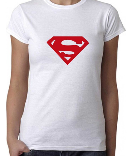 Remera Mujer Superman 100% Algodón Calidad Premium 2