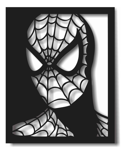 Cuadro/cartel Decorativo Madera | Spiderman | Hombre Araña