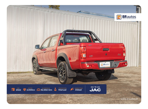 Jac T8 Dcab 4x4 2.0 Año 2022