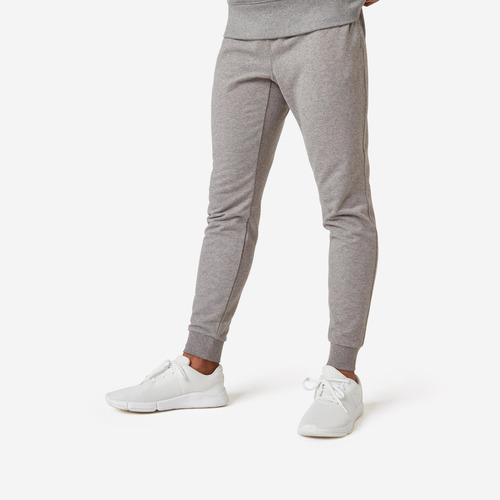 Pantalón De Fitness Tipo Jogger De Fitness De Corte Slim Gri