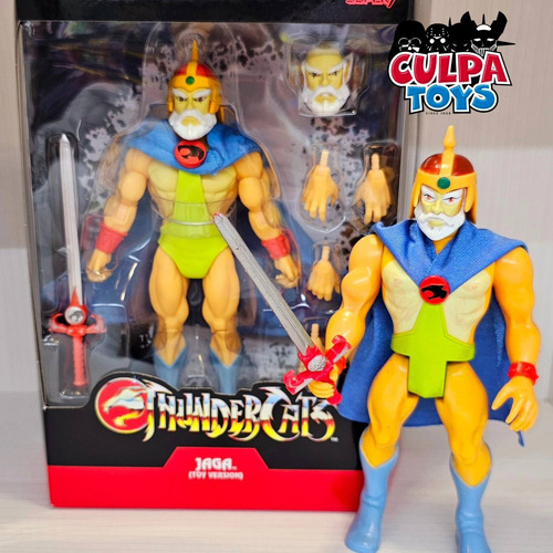 --- Culpatoys Jaga Toy Clasico Los Thundercats Super 7 --- (Usado)