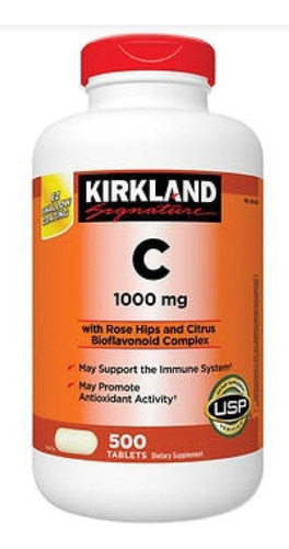 Kirkland Vitamina C 1000mg 500 Tabletas Envío Gratis Ya!