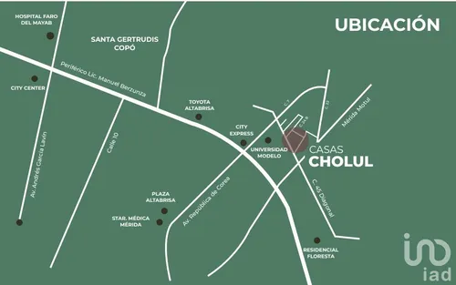 Venta Casa 2 Ambientes Cholul