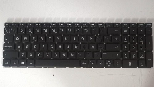 Imagen 5 de 5 de Teclado De Hp 15-cw 15-da 15-db 15-cx Negro Español