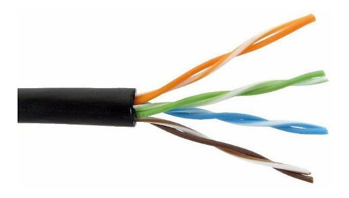 Imagen 4 de 9 de Cable Utp 100% Cobre Cat 5e 305mts Exterior Camaras Redes