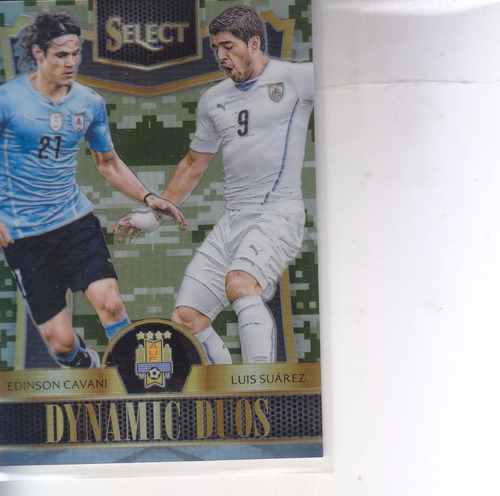 2015 Pan Select D Duos Camo Edinson Cavani Luis Suarez /249