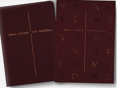 Biblia De Estudos - Nvt - Vinho - Mundo Cristao Completa