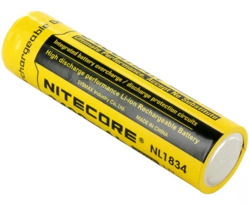 Batterie Nitecore NL1834 18650 - 3400mAh 3.7V protégée Li-ion