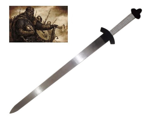 Espada Viking Aço Carbono De Combate Full Tang