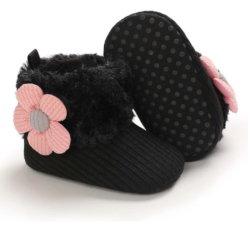 Botas M Shoe Para Niñas Pequeñas Con Bonitas Flores, Algodón