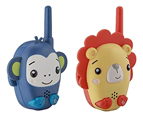 Ekids Fisher Price Toy Walkie Talkies Para Niños, Radios De 