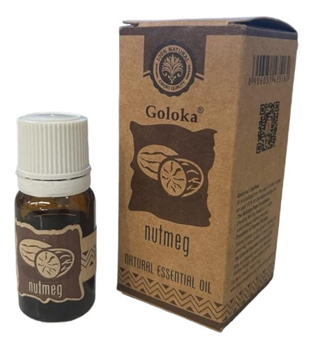 Óleo Essencial Indiano Blend Goloka Nós-moscada Nutmeg 10 Ml