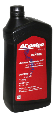 Aceite Transmision Aut Dexron Vi Chevrolet Trax L4 1.8l 2016