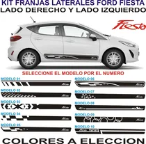 Comprar Franjas Laterales Para Autos Ford Fiesta - Graficastuning