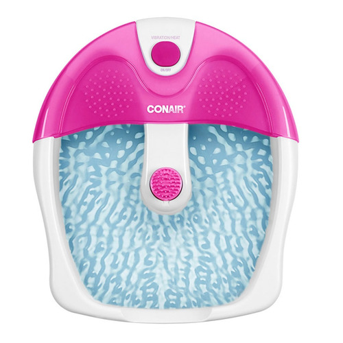 Conair Tina De Hidromasaje Con Burbujas Para Pies Spa Color Blanco/rosa